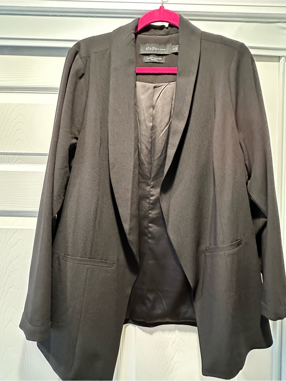 Torrid Studio 1940 Black Open-Front Blazer Jacket